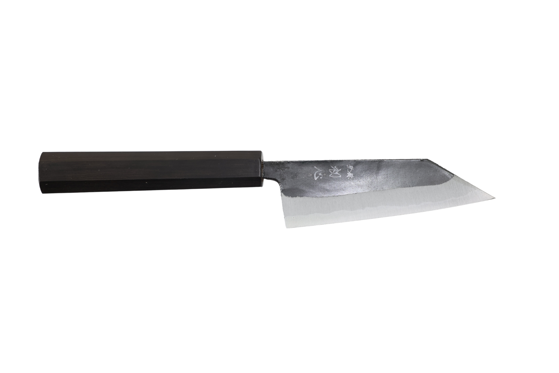 Couteau japonais artisanal Hatsukokoro Kurogane Blue2 - couteau kiri-petty 10,5 cm
