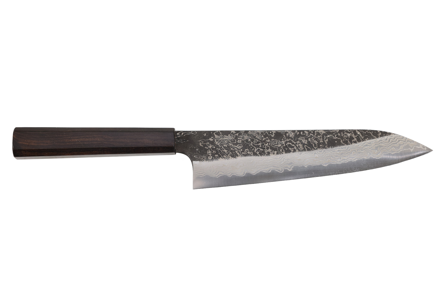 Couteau japonais Hatsukokoro SLD damas Yorokobi - couteau gyuto 21 cm